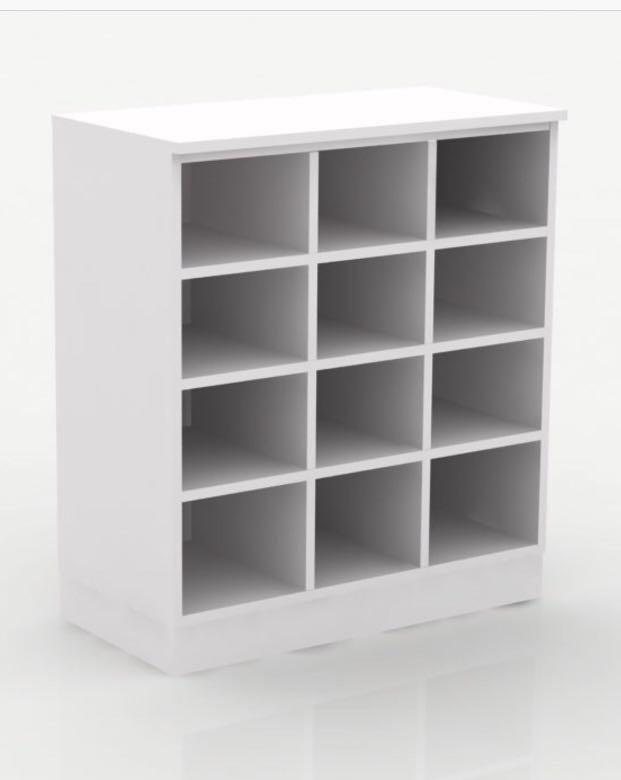 Open Shelf Pigeon Hole Cabinet Furniture Shelves Drawers On