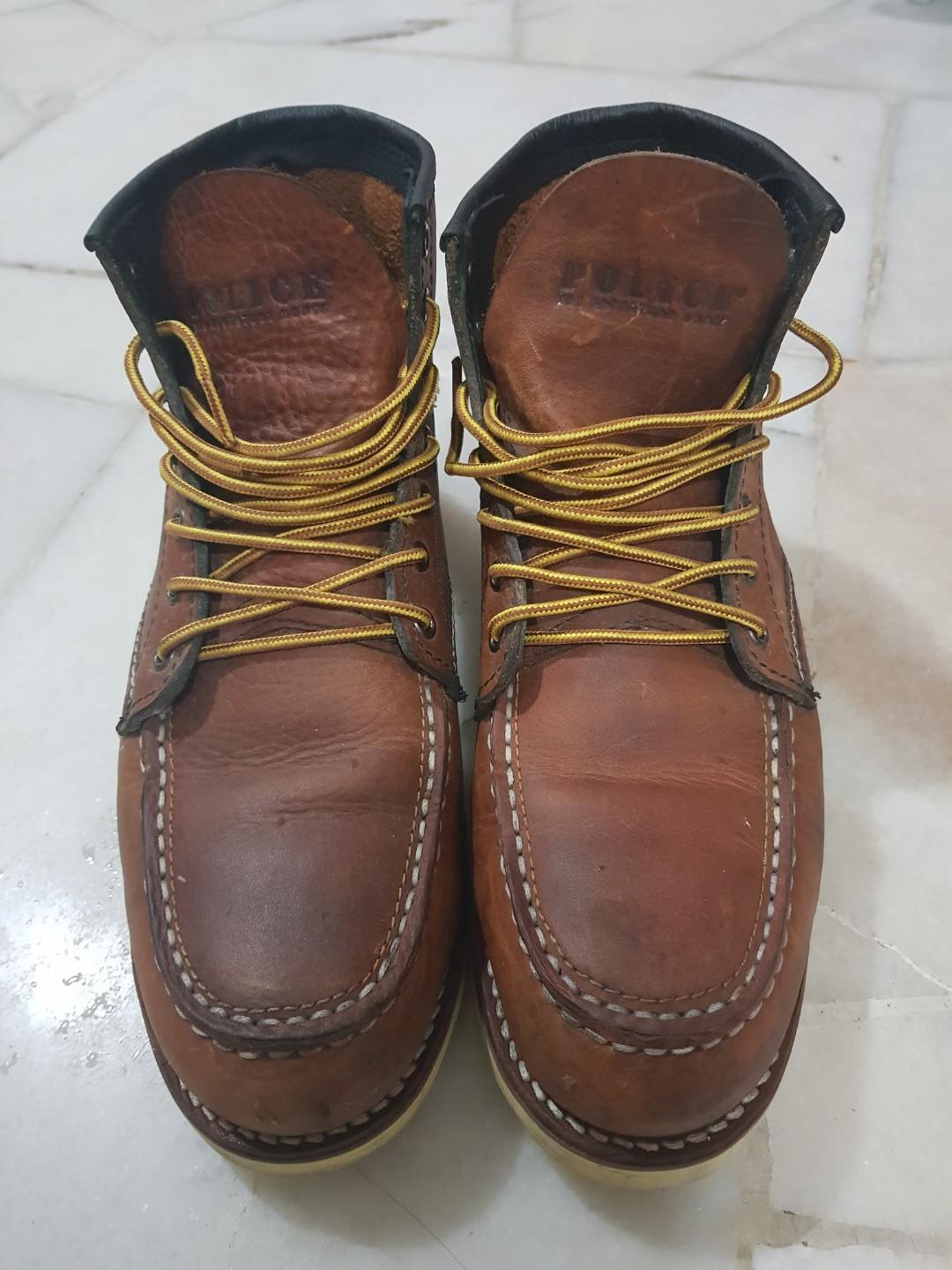 Original Police Shoe Safety Boot Steel Toe Men s Fashion