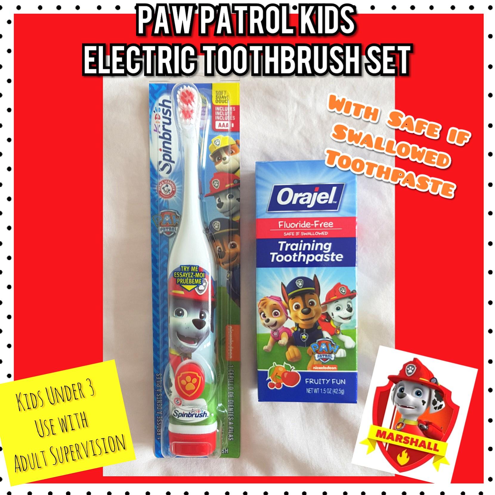 paw patrol electric toothbrush