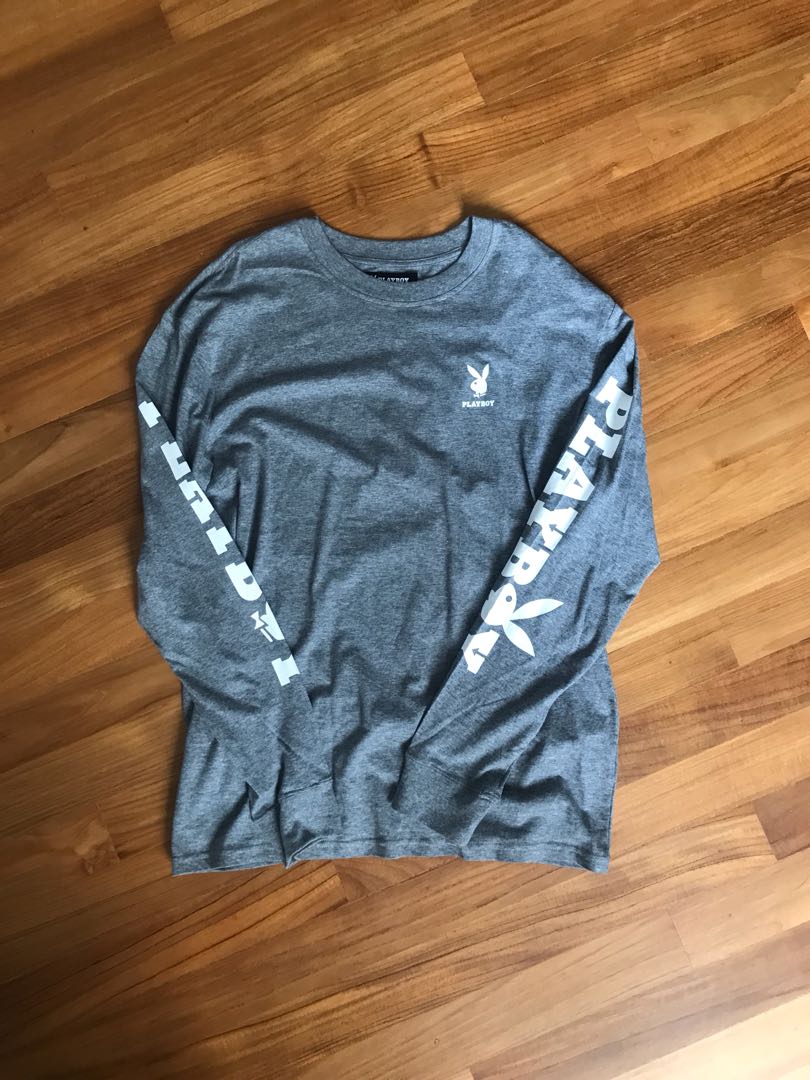 Playboy x pacsun long sleeve tee, Men's Fashion, Tops & Sets