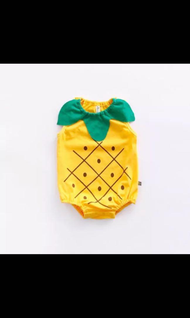 pineapple onesie baby