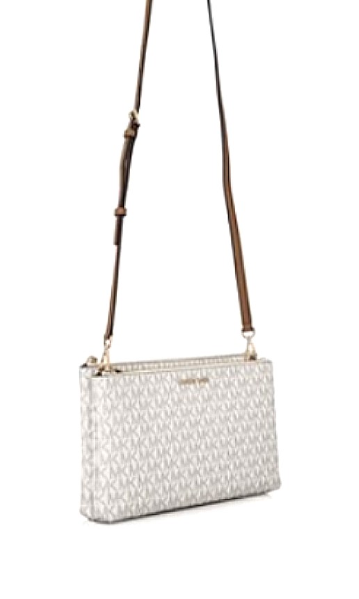 mk adele double zip crossbody