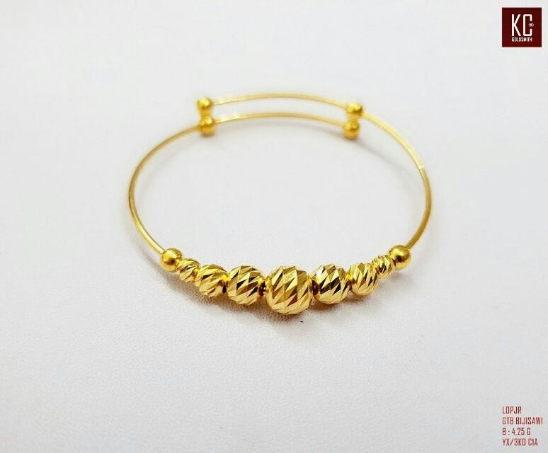 Rantai Tangan Budak Emas 916 Women S Fashion Jewellery On Carousell