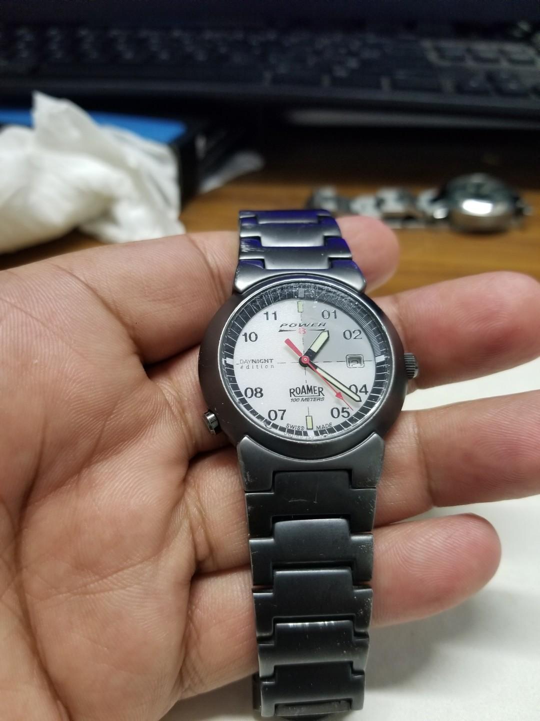 Roamer power 8 model no. 750 939 swiss watch Carousell