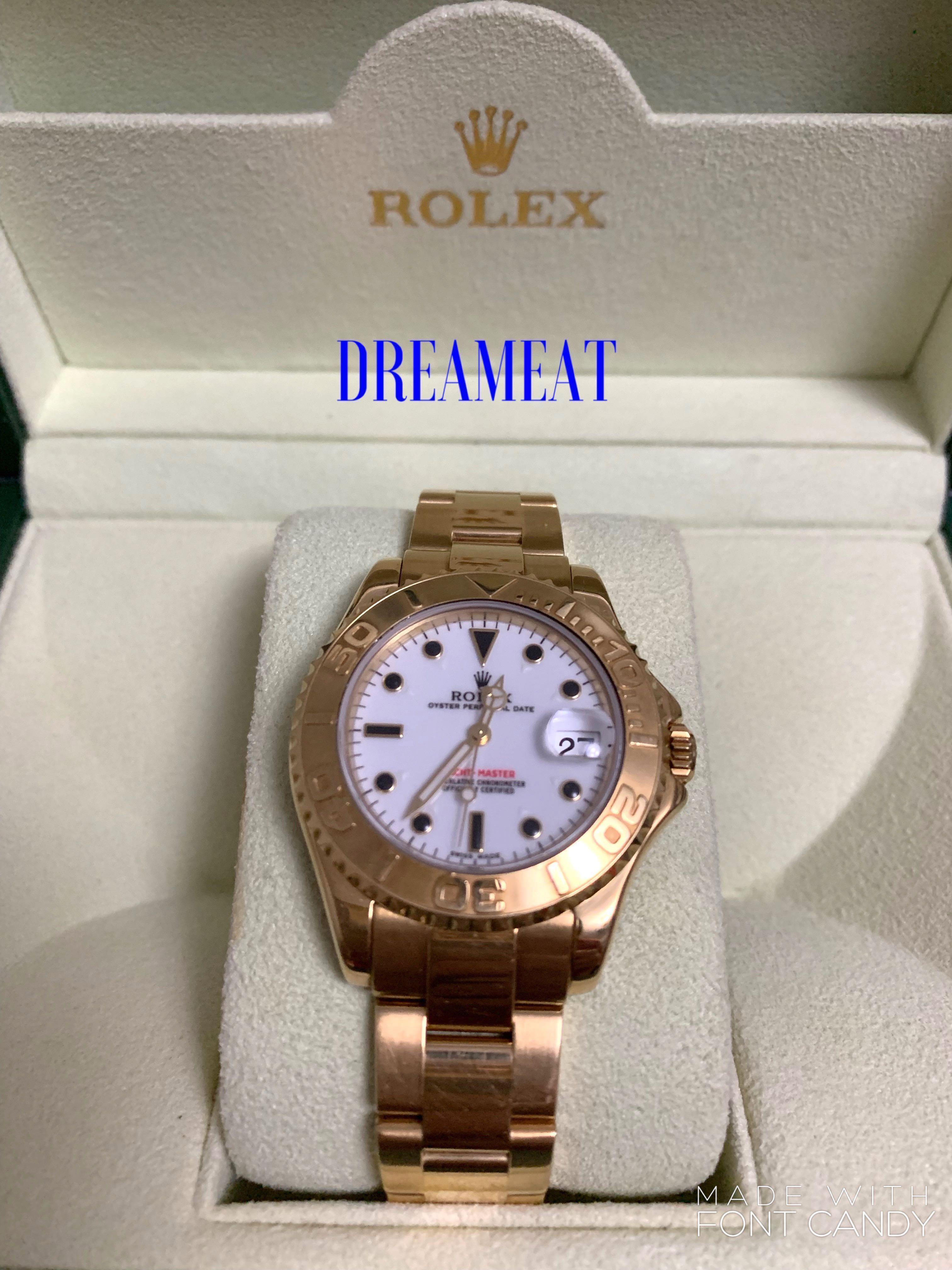 ROLEX YACHT MASTER 168628 FULL SOLID 
