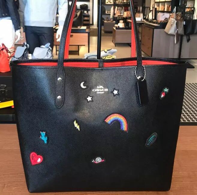 coach rainbow tote