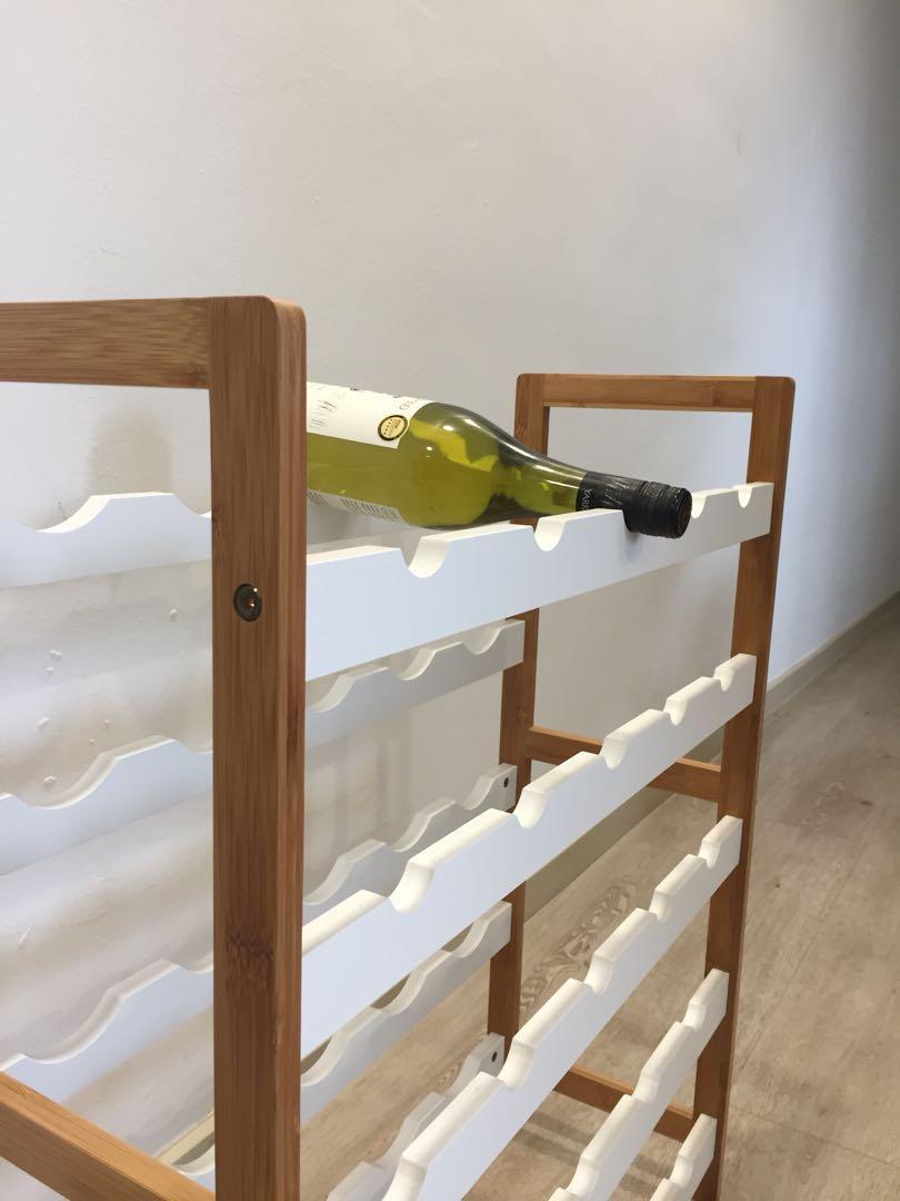Scandi wine rack best sale