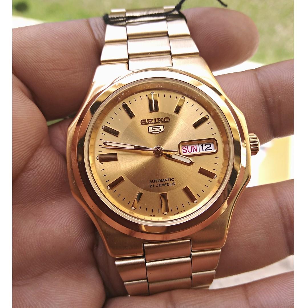 Seiko snkk52 gold top