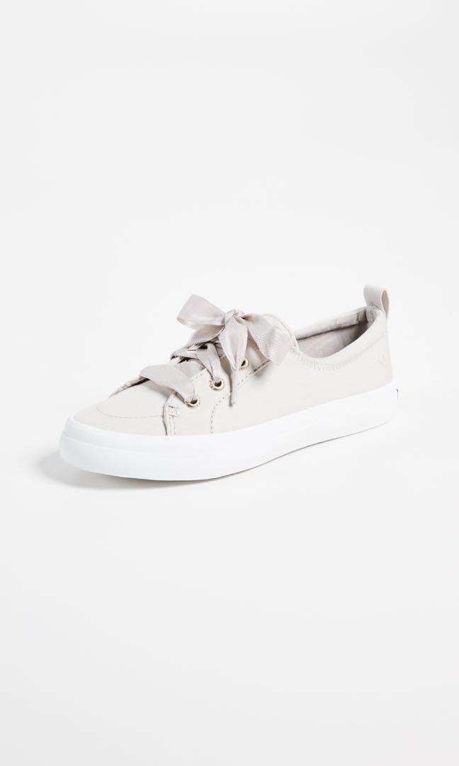 sperry women's crest vibe satin lace sneaker