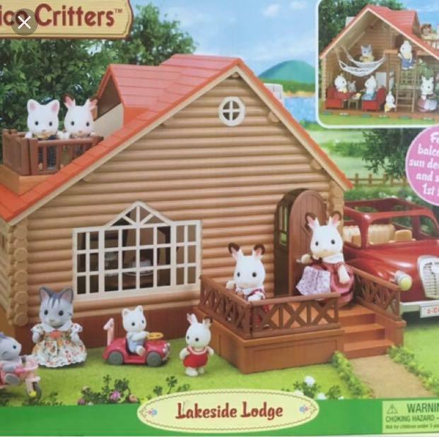 sylvanian families lakeside lodge
