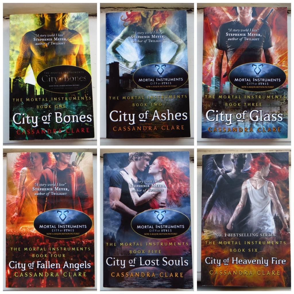 The Mortal Instruments Serie Whole Set Books Stationery Fiction On Carousell