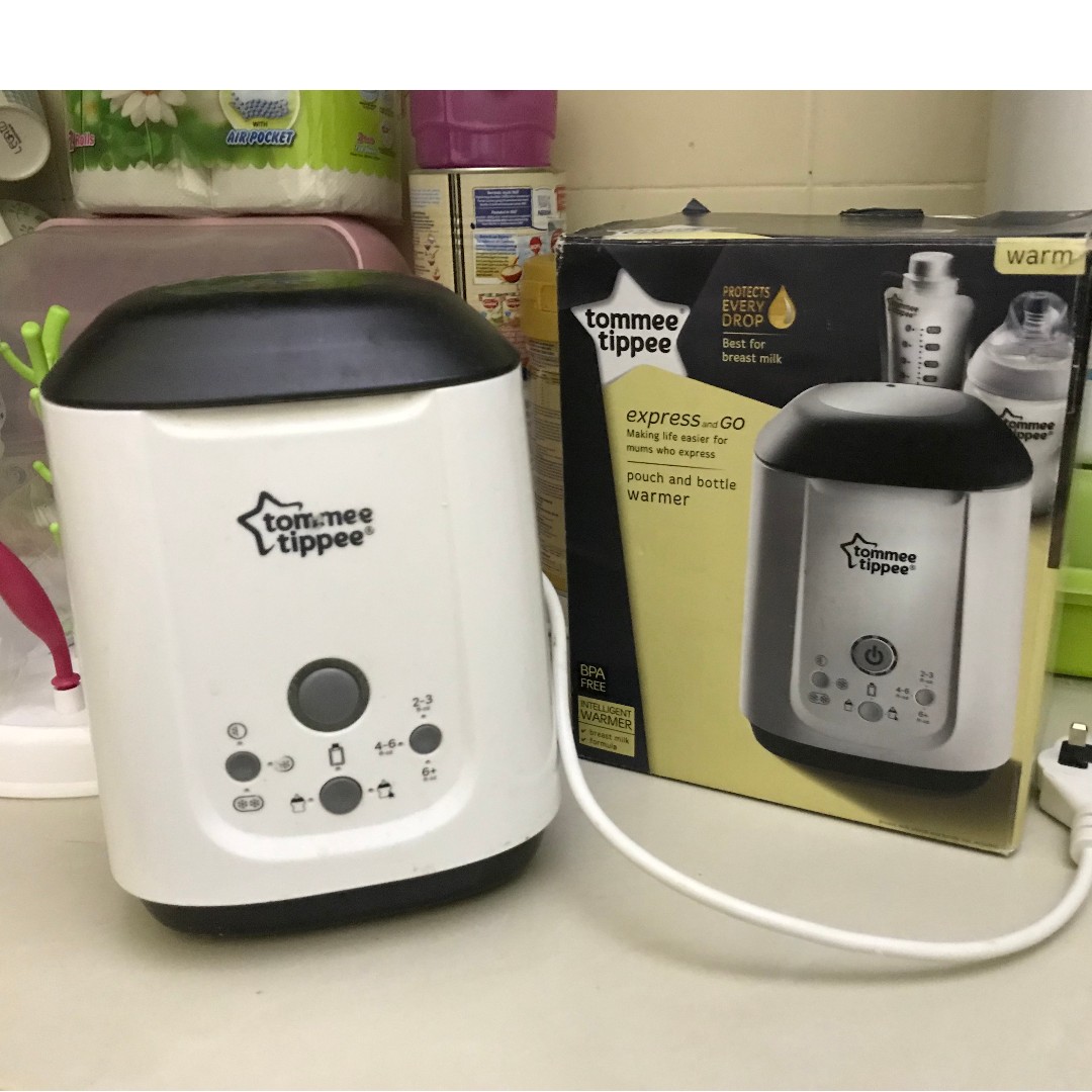 tommee tippee bottle warmer express and go