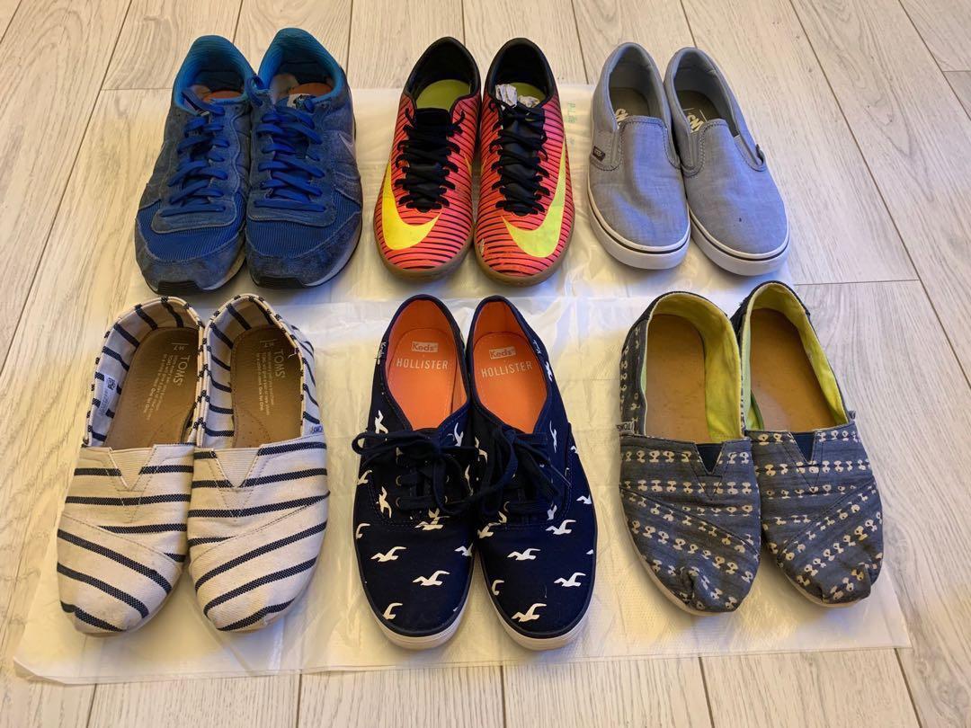 nike vans slip ons
