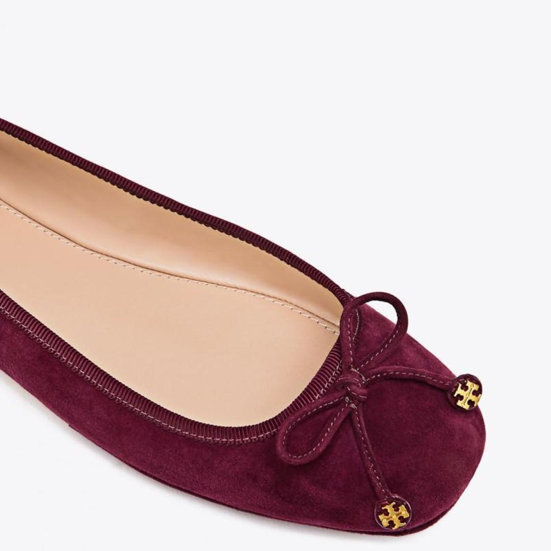 TORY BURCH LAILA DRIVER BALLET (PORT), Women's Fashion, Footwear, Flats on  Carousell