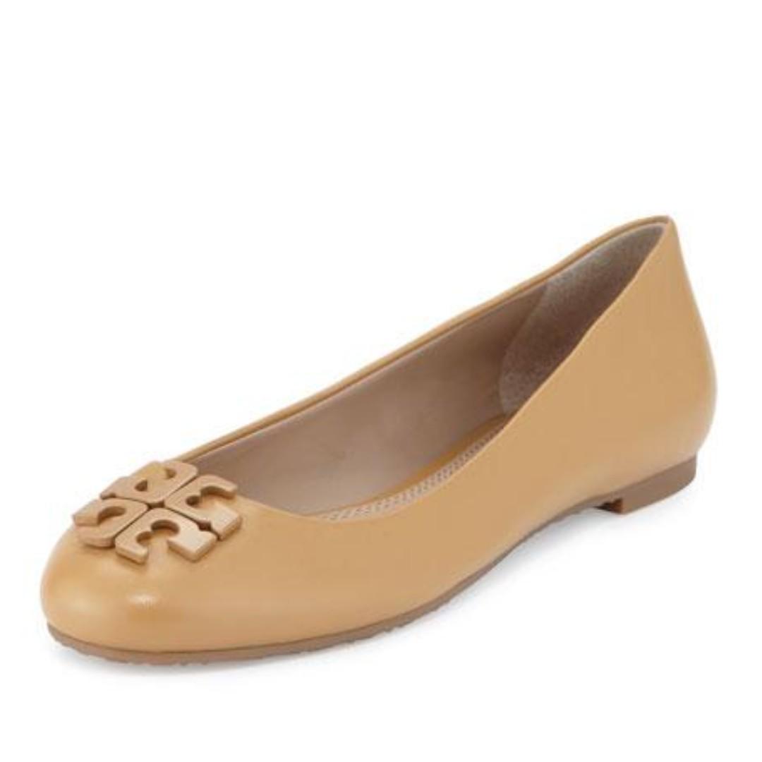 tory burch lowell leather ballet flat