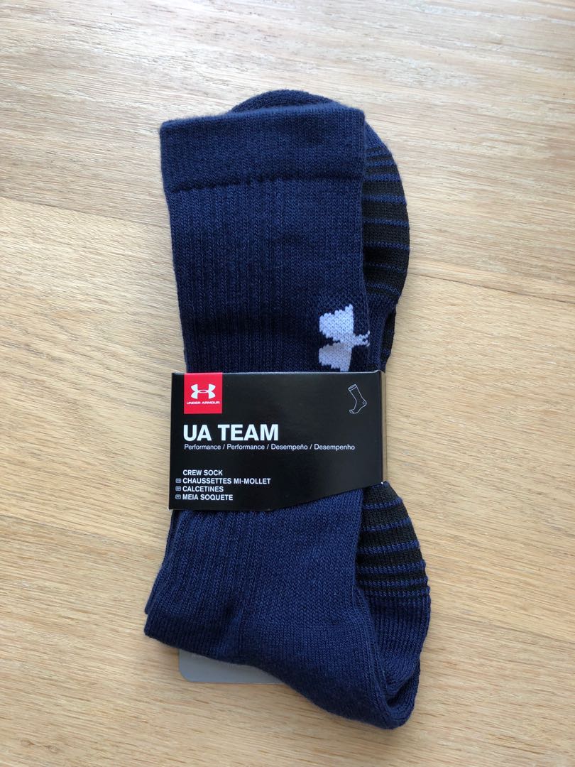 ua team crew socks