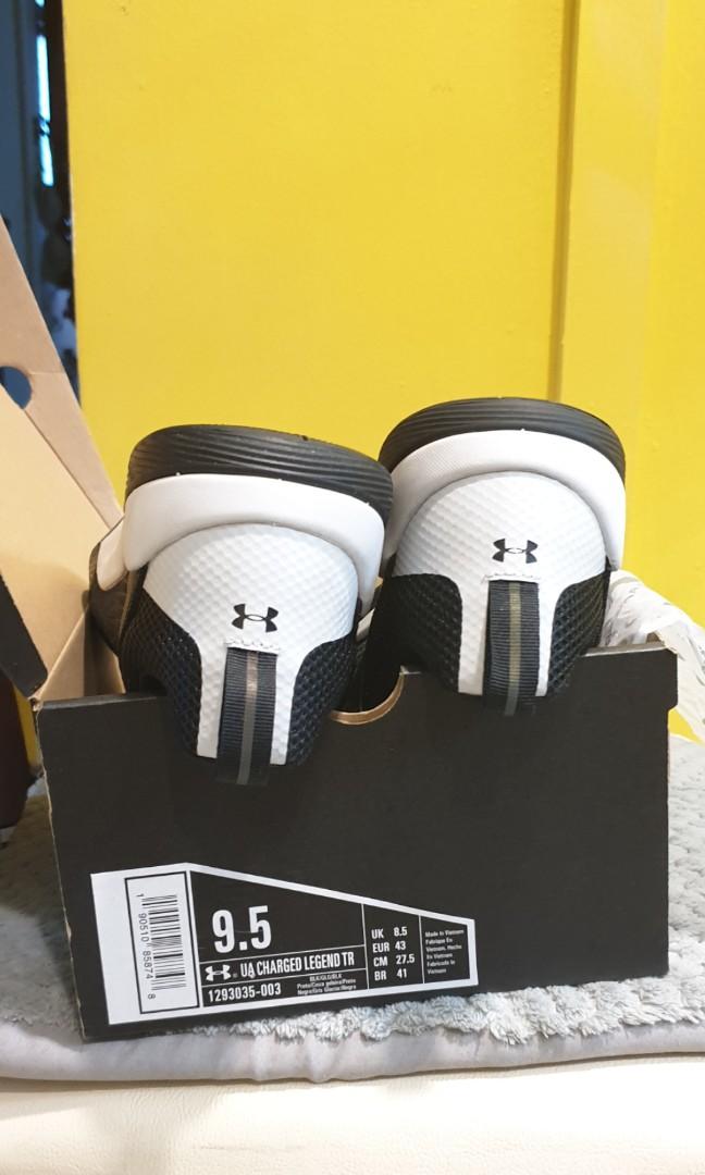 UNDER ARMOUR UA CHARGED LEGEND TR Men s Fashion Footwear Sneakers on Carousell