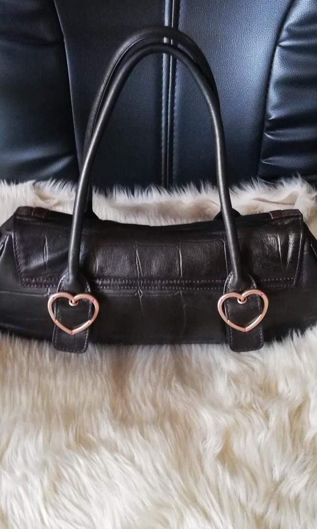 Mother S Day Sale Vintage Vincis Bench Leather Shoulder Bag On