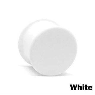 Brand New Kaos Hollow Silicone Ear Plugs - black and white - Stretchers Peircings Brand New Kaos Hollow Silicone Ear Plugs - black and white - Stretchers Peircings