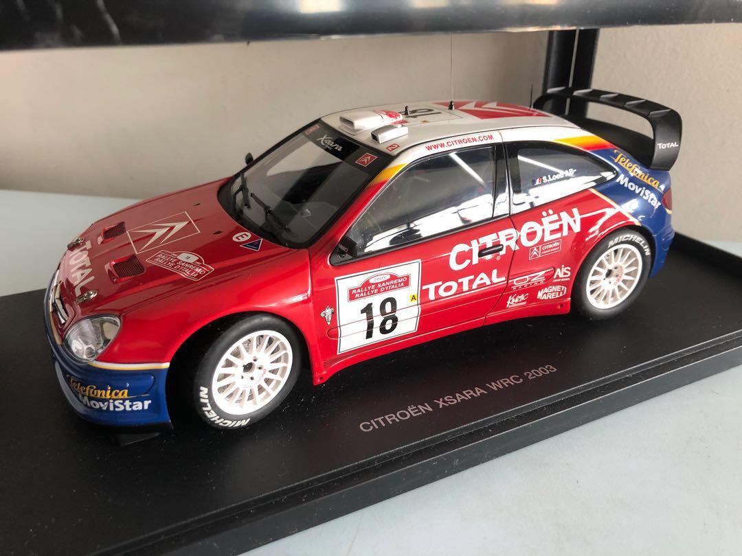未展示品 オートアート 1/18 シトロエン XSARA WRC 2004 PLAIN
