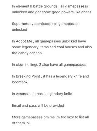 Roblox Pro Account Toys Games Video Gaming Video Games On Carousell - 