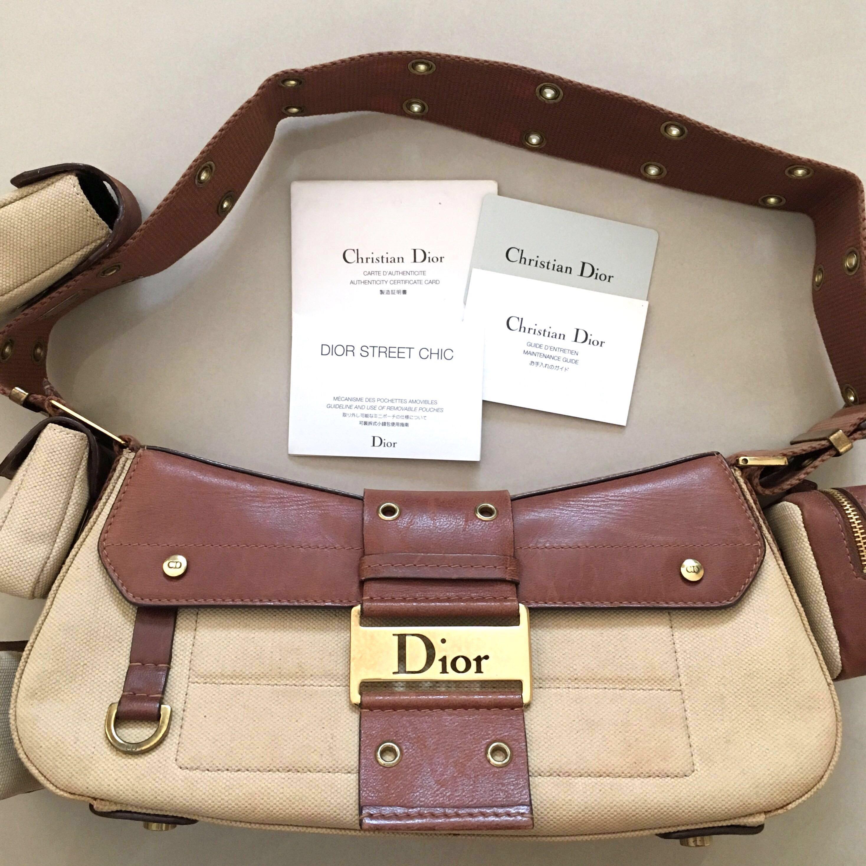 Buy Christian Dior Street Chic Columbus Handbag Canvas and 68811