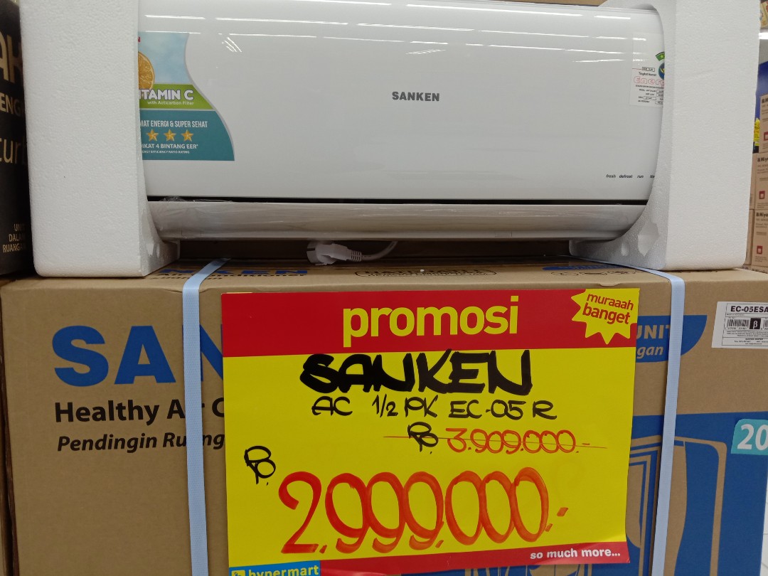 Harga Ac Sanken 1 Pk Ac Sanken 1 2 Pk Hanya 199k Hanya 3 Menit Ajukan Skrg