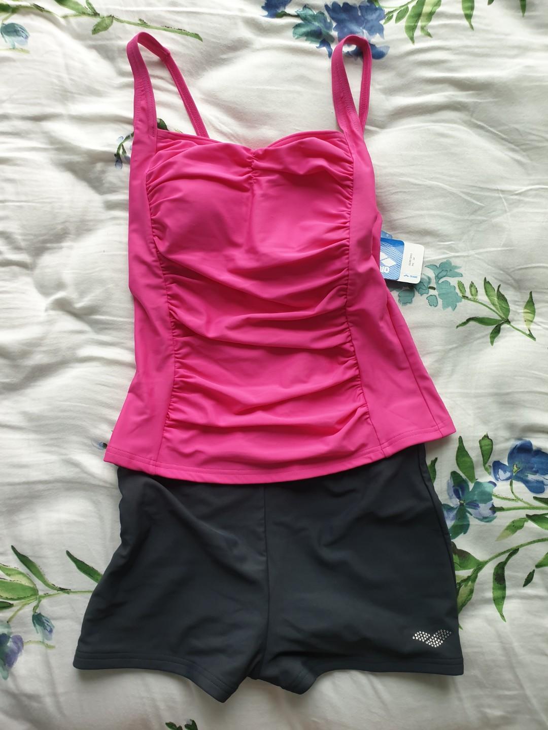 New Arena Swimwear 2 pieces Tankini Men s Fashion Activewear on Carousell
