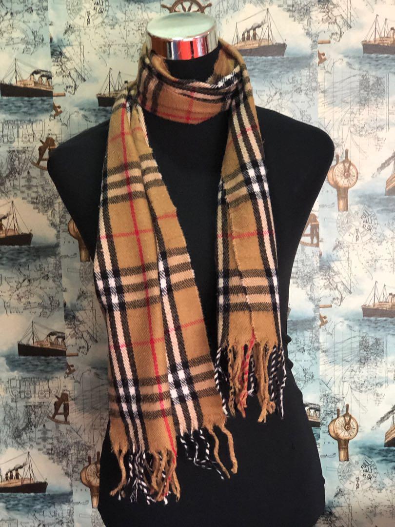 Authentic Burberry Scarf Women S Fashion Watches