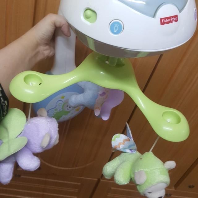 Baby Crib Mobile Holder With Rotating Toy Music And Lights Babies