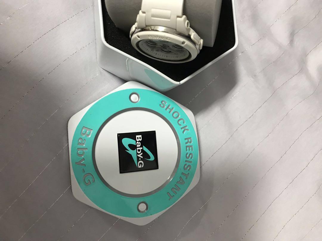 Baby G Casio shock resistant watch white strap Women s Fashion