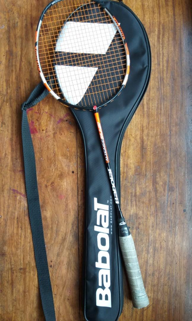 BADMINTON RACKET (Babolat Ntense), Sports Equipment, Sports & Games