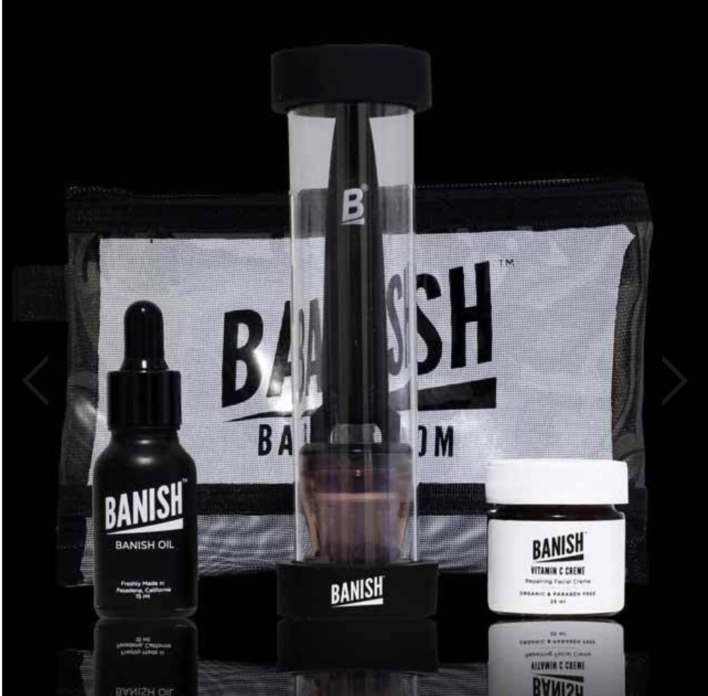 banish face products