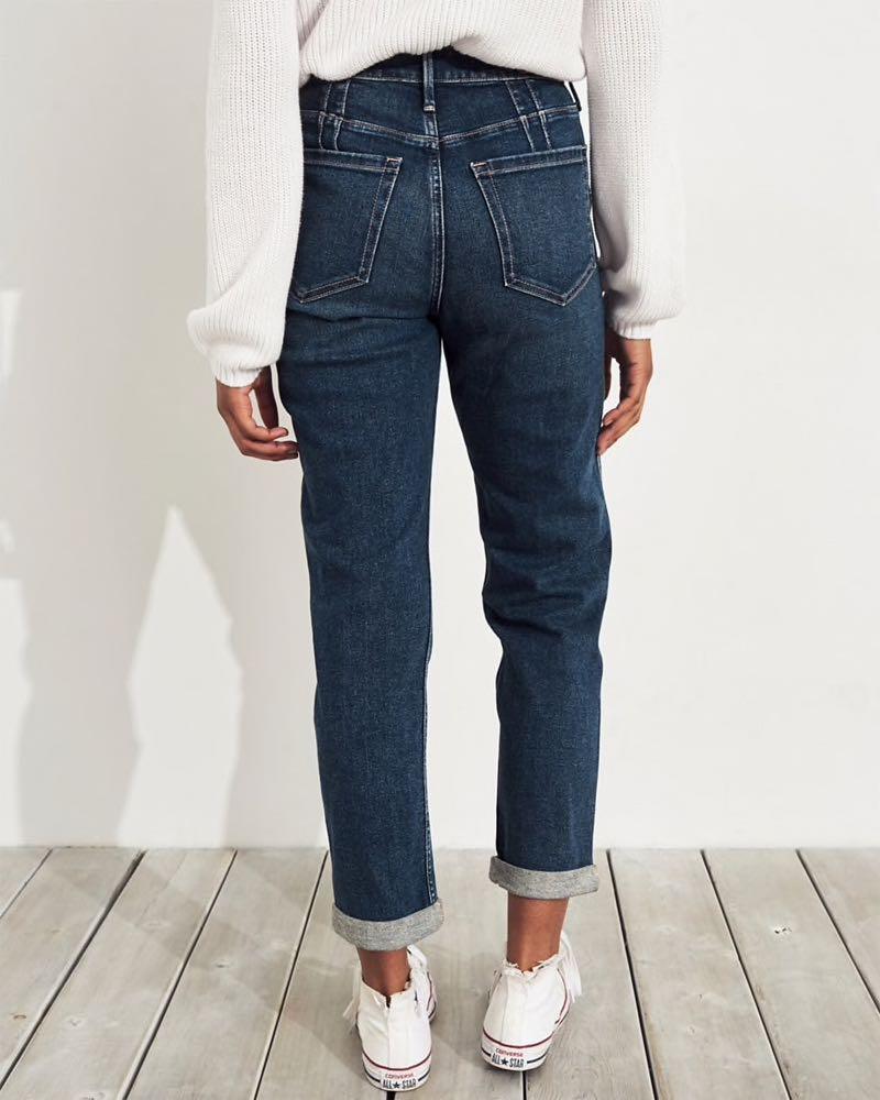 hollister vintage stretch mom jeans