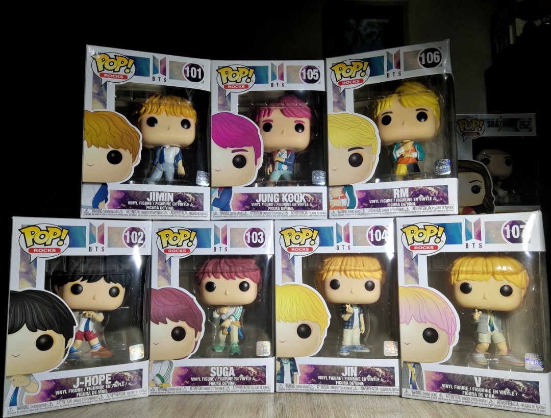 bts funko pop set