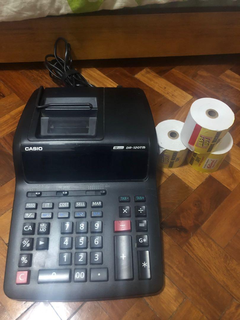 Casio DR120TM Printing Calculator, Computers & Tech, Printers