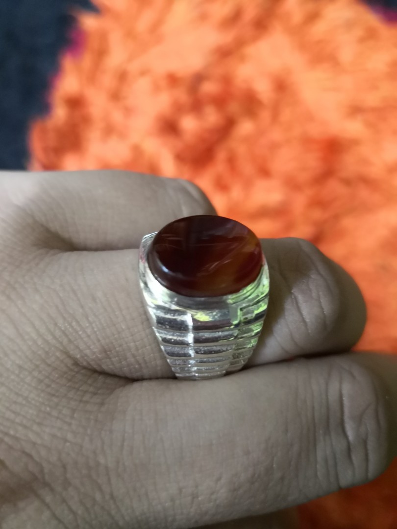 Cincin Batu Akik Yaman Kabadi, Menu0027s Fashion, Watches on Carousell
