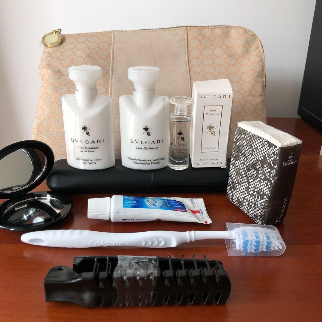 Emirates Business Class Amenities Pack by Bvlgari, Health & Beauty