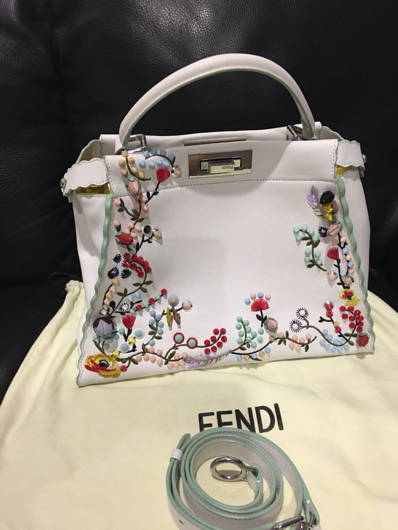 Fendi peekaboo sale floral