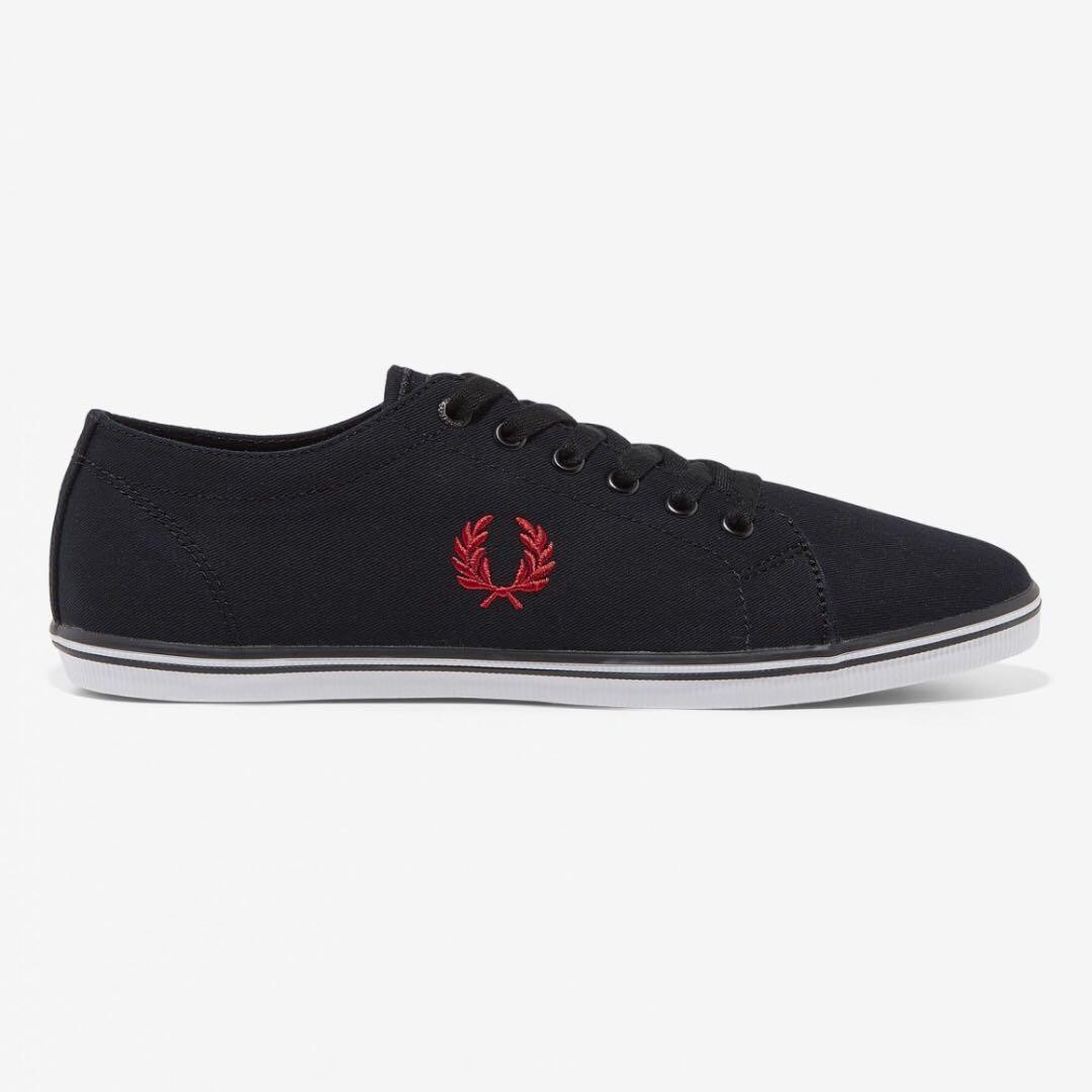 Fred Perry Shoe Kingston Twill Black UK 9.5 EU 44