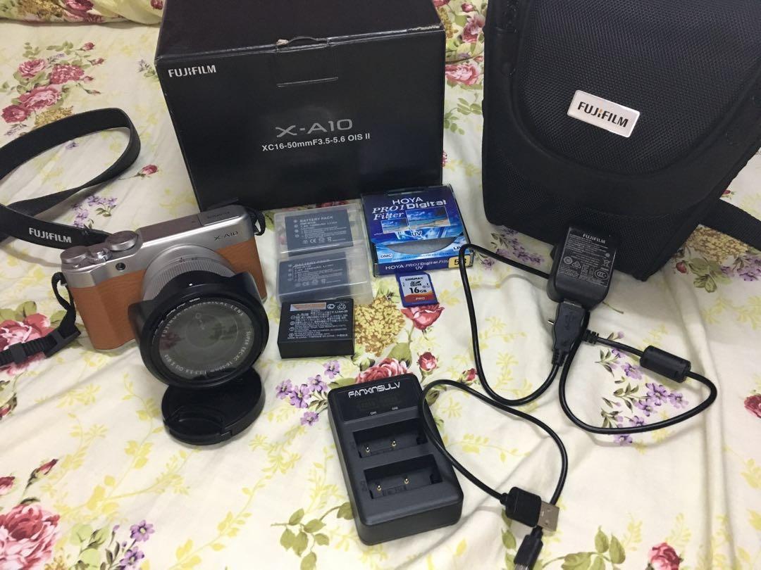 Fujifilm X-A10 full set, Photography, Cameras on Carousell
