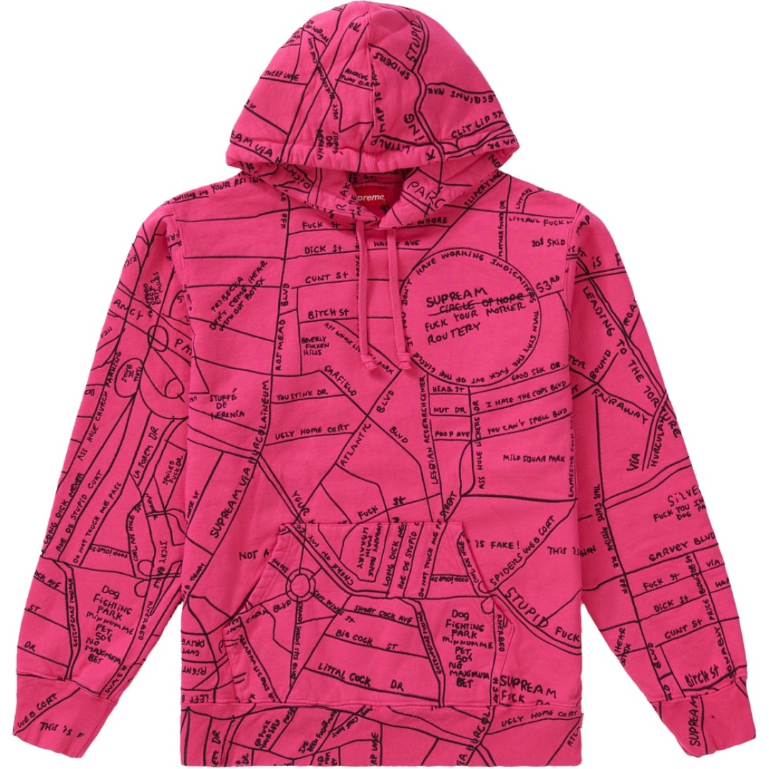 supreme gonz map hoodie