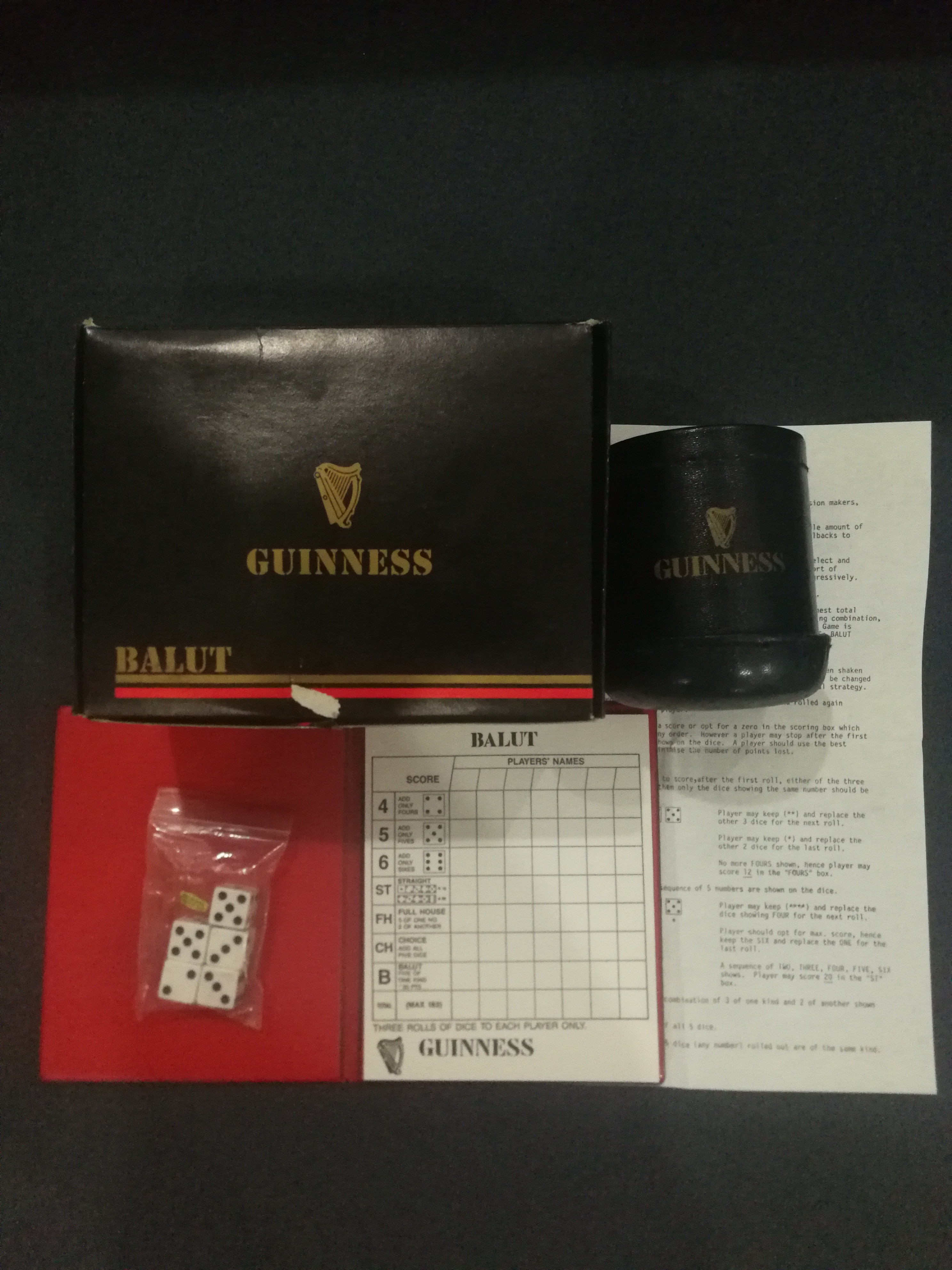 Guinness Balut Dice Game Set Hobbies Toys Memorabilia guinness-balut-dice-game-set-hobbies-toys-memorabilia