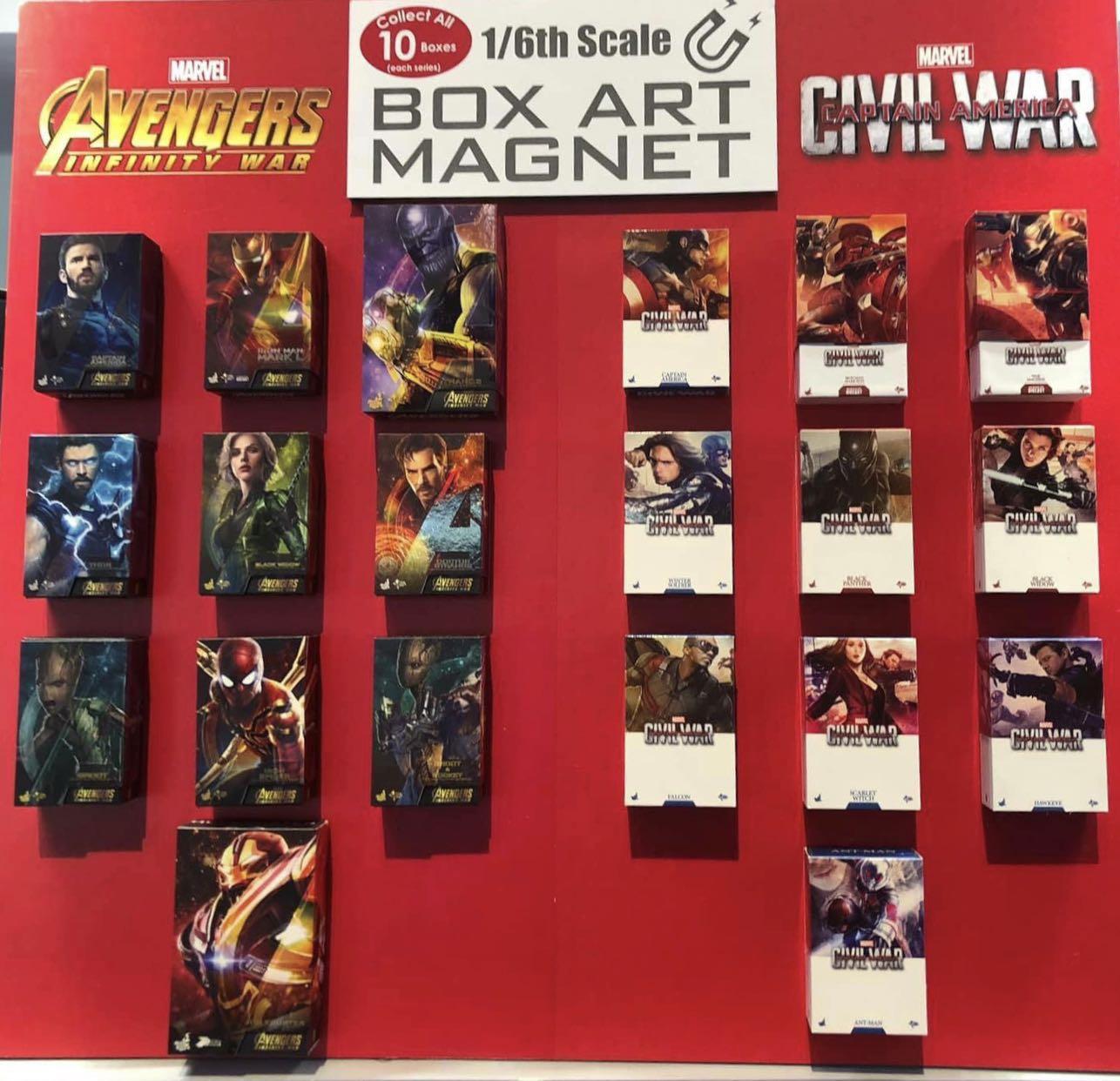 hot toys box art magnet