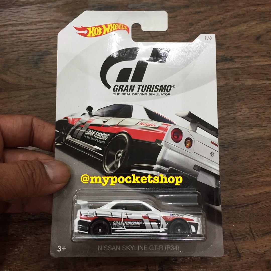 Hot Wheels NISSAN SKYLINE GT R R34 2018 Gran Turismo Hobbies
