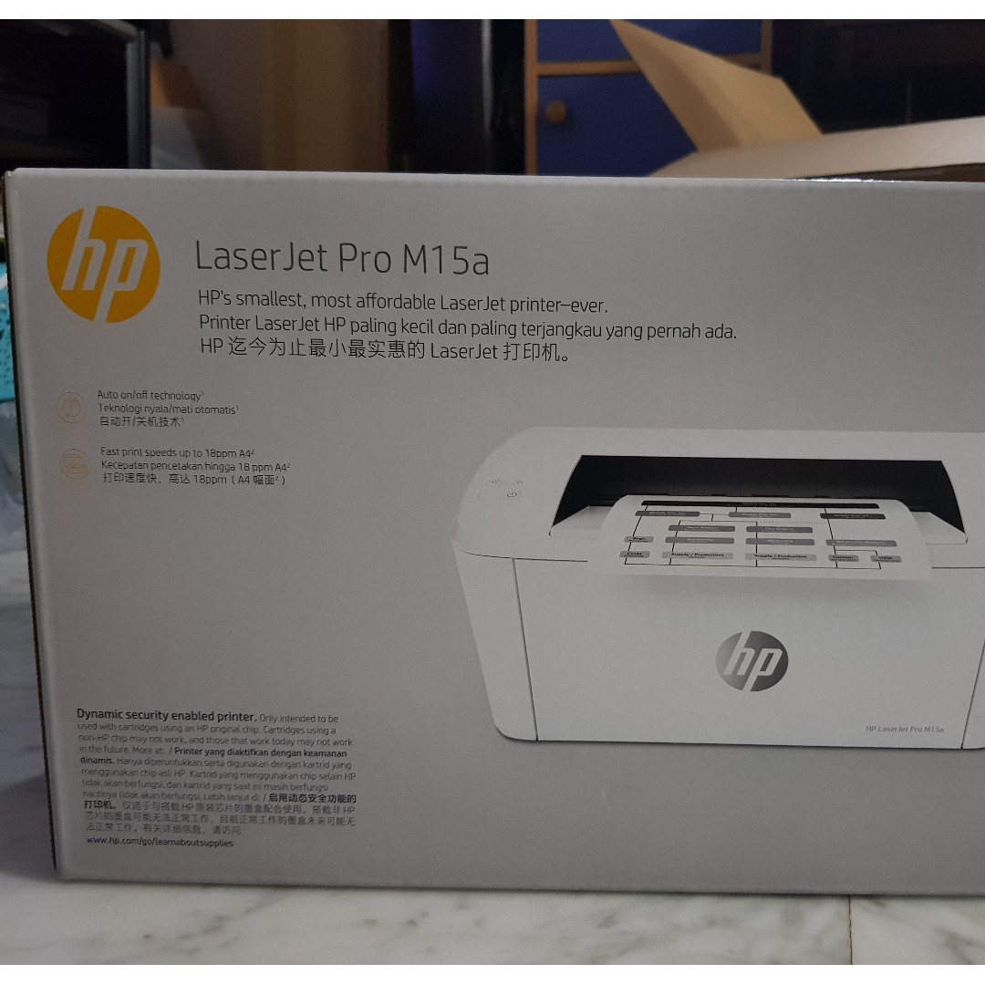 HP LaserJet Pro M15a Printer, Computers & Tech, Printers, Scanners ...