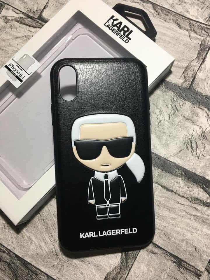 卡爾爺爺 Karl Lagerfeld Iphone 手機殼 Xr 6 1寸 名牌精品 精品配件在旋轉拍賣
