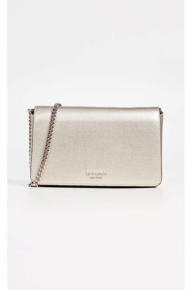 sylvia leather wallet on a chain