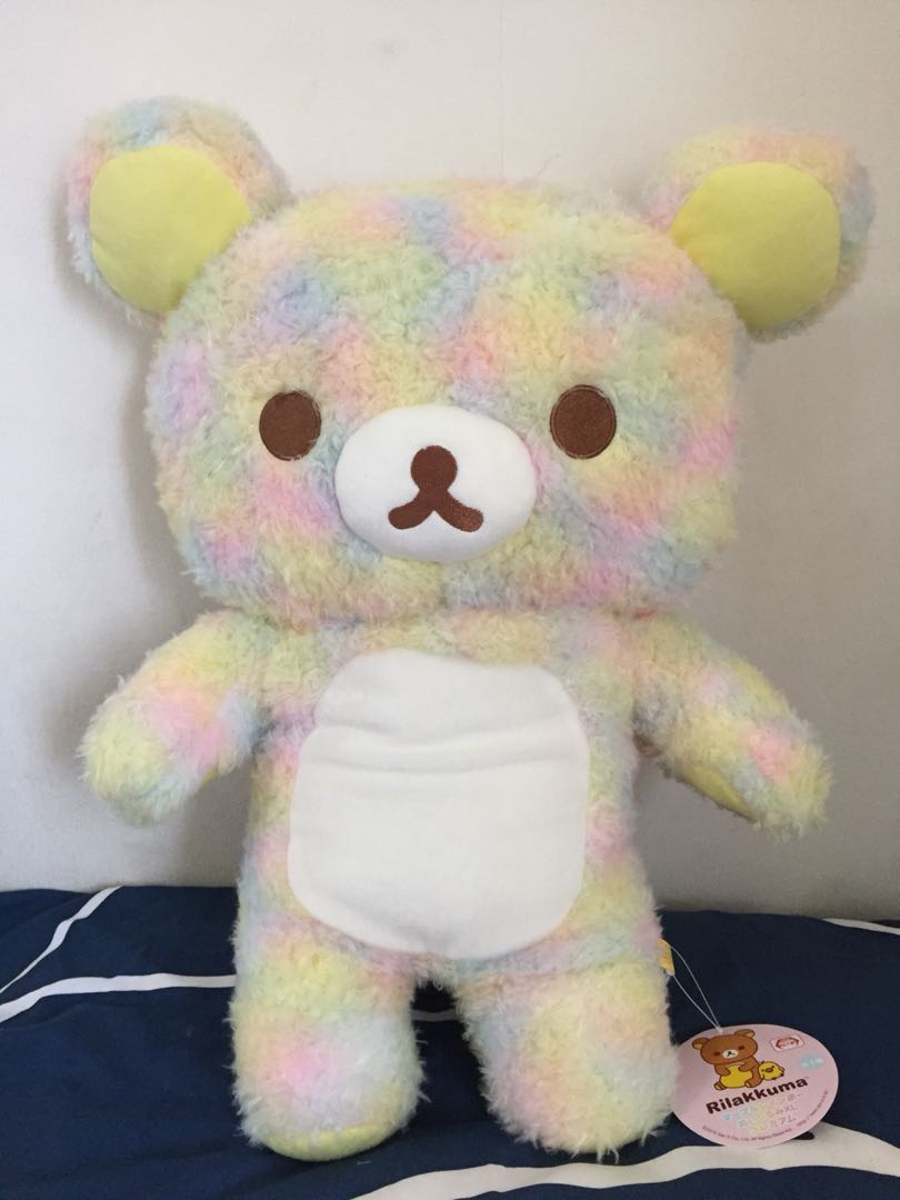 Rilakkuma rainbow plush hotsell