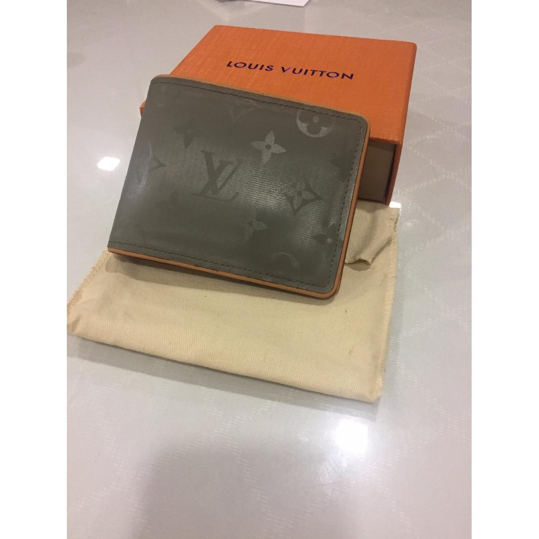 Louis Vuitton Bifold Wallet in Titanium Monogram, Luxury, Bags